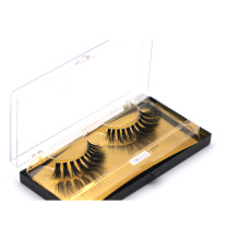 XM011T eyelashes package box Private Label Packing Box Logo clear band Natural full strip 3D Mink Eyelashes lashes